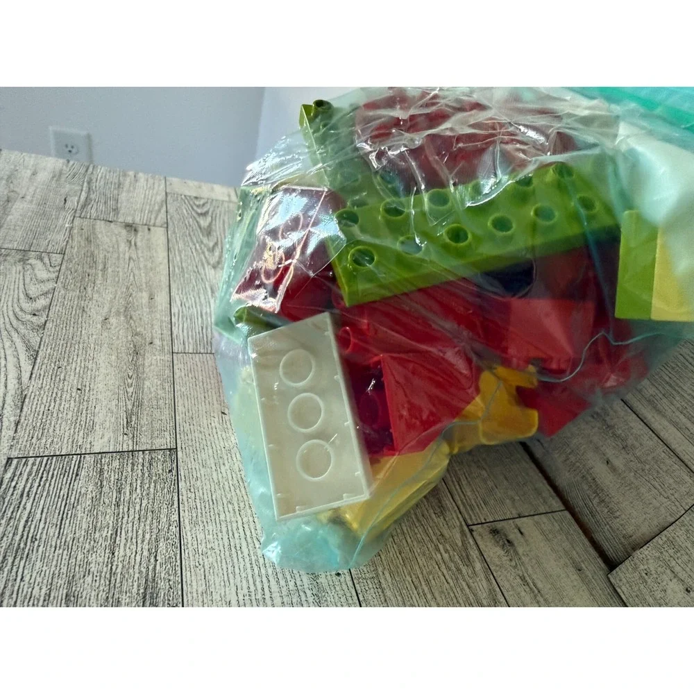 Bag full of Lego Duplo‎ Lot of Loose Pieces Multicolor Used Legos Toys Kids 20+